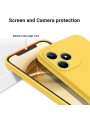 Предпазен удароустойчив силиконов гръб с каишка за Realme Note 50 - жълт