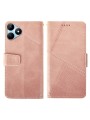 Калъф от еко кожа тип портмоне за Realme Note 50 - розов