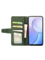 Калъф от еко кожа тип портмоне за Realme Note 50 - зелен