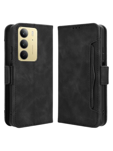 Калъф от еко кожа тип портмоне за Realme V60 Pro - черен Калъф от еко кожа тип портмоне за Realme V60 Pro - черен