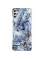 Предпазен удароустойчив гръб с мраморни шарки за Samsung Galaxy A04s - сив