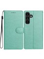 Калъф от еко кожа, тип портмоне за Samsung Galaxy A04s - зелен