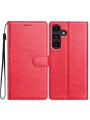 Калъф от еко кожа, тип портмоне за Samsung Galaxy A04s - розов
