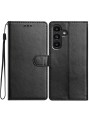 Калъф от еко кожа, тип портмоне за Samsung Galaxy A04s - черен