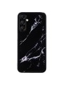 Предпазен гръб с мраморни шарки за Samsung Galaxy A05s - черен