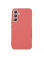 Предпазен гръб с галванично покритие за Samsung Galaxy A05s - червен