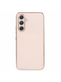 Предпазен гръб с галванично покритие за Samsung Galaxy A05s - розов