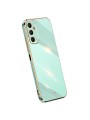 Предпазен удароустойчив гръб с галванизирана рамка за Samsung Galaxy A05s - зелен