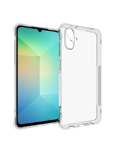 Противоплъзгащ предпазен гръб за Samsung Galaxy A06 5G - прозрачен Противоплъзгащ предпазен гръб за Samsung Galaxy A06 5G - прозрачен