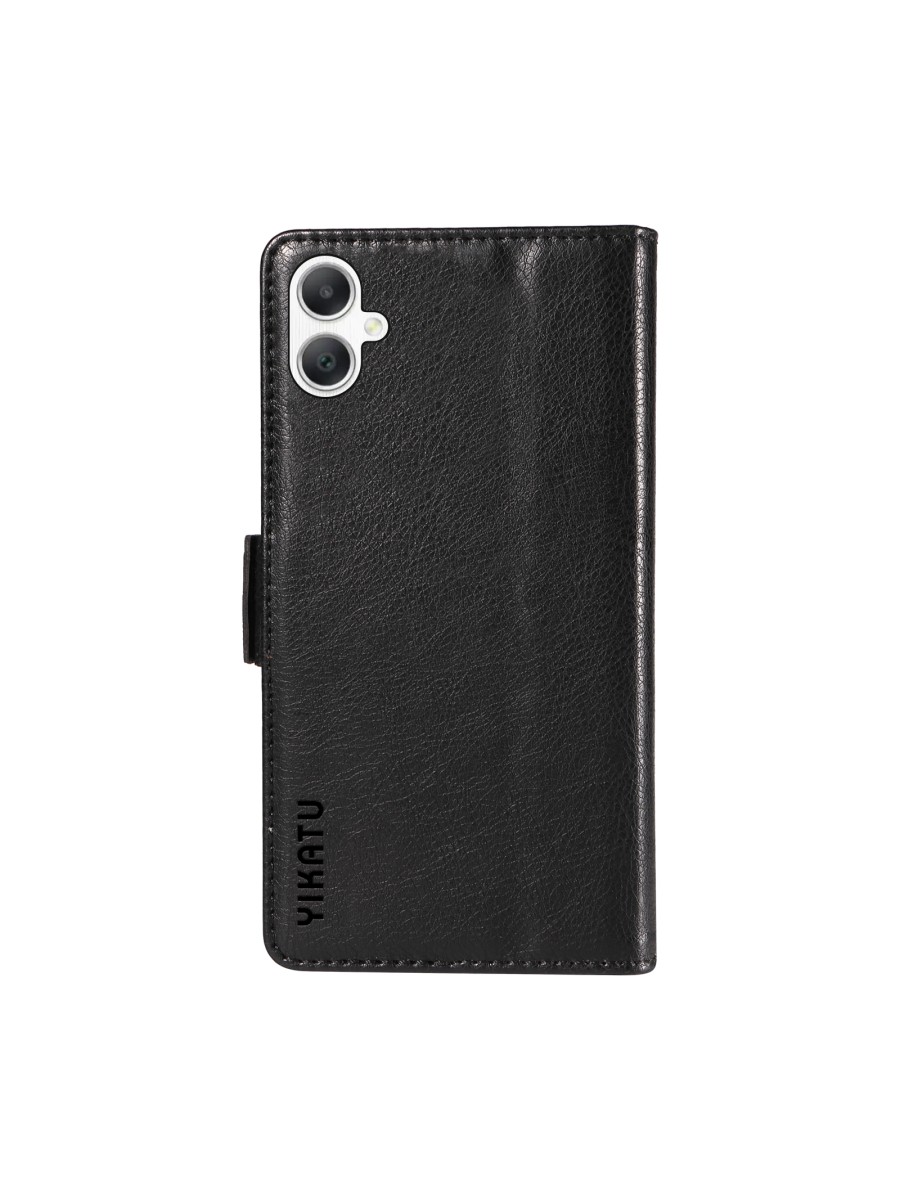 Калъф от еко кожа тип портмоне за Samsung Galaxy A06 5G - черен