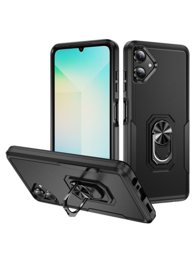 Удароустойчив предпазен гръб за Samsung Galaxy A06 - черен