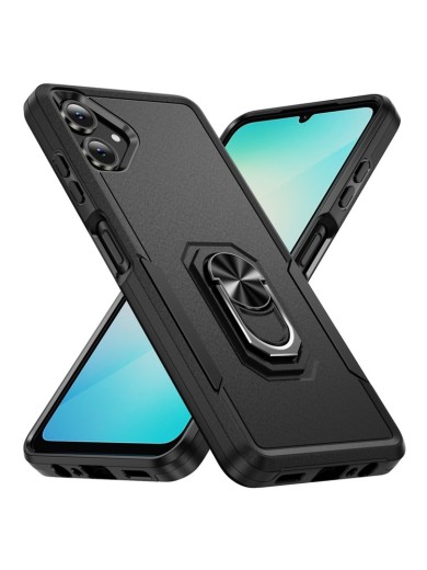Удароустойчив предпазен гръб за Samsung Galaxy A06 - черен