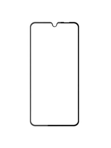 Протектор за екран от закалено стъкло за Samsung Galaxy A06 - черна рамка
