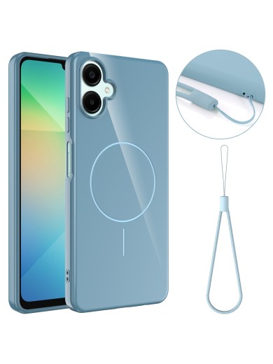 Предпазен гръб съвместим с MagSafe за Samsung Galaxy A07 4G - син
