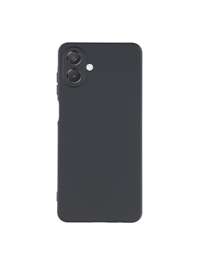 Устойчив на надраскване мек силиконов гръб за телефон за Samsung Galaxy A07 4G - черен
