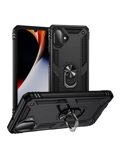 Удароустойчив предпазен гръб за Samsung Galaxy A07 4G - черен