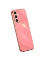 Предпазен удароустойчив гръб с галванизирана рамка за Samsung Galaxy A15 5G - червен