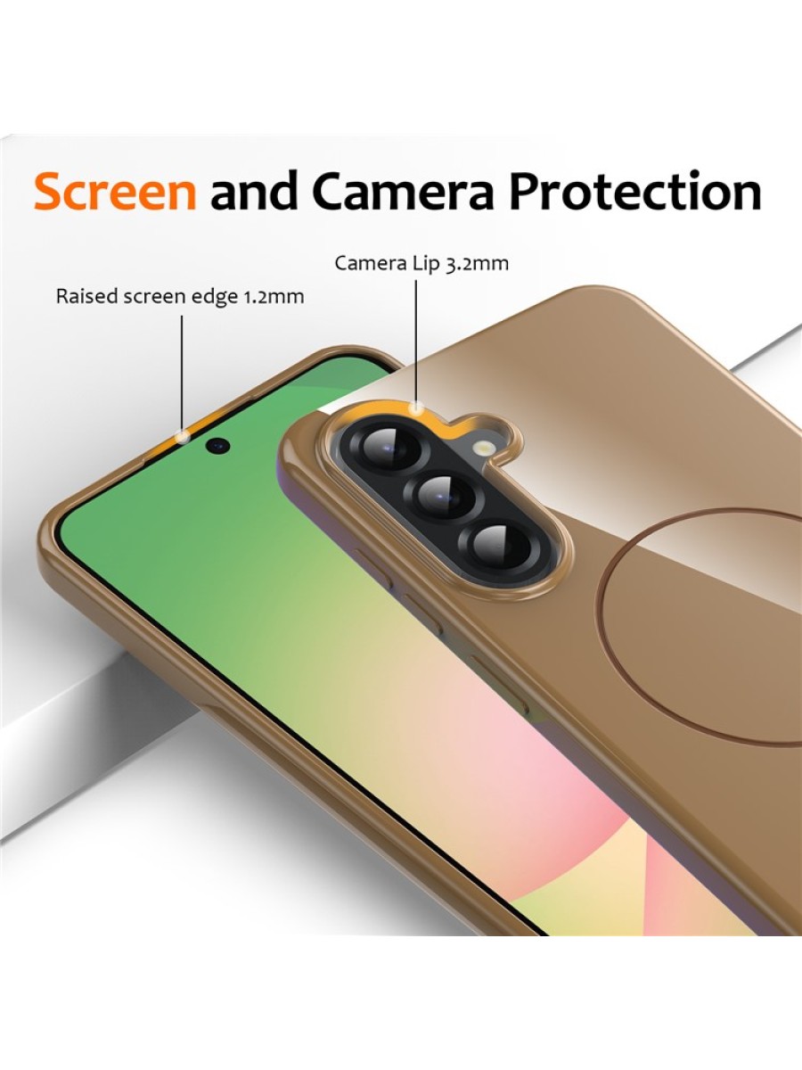 Предпазен гръб за Samsung Galaxy A15 5G - златист