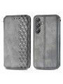Калъф от еко кожа тип портмоне за Samsung Galaxy A15 5G - сив