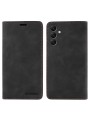Калъф от еко кожа тип портмоне с RFID  блокираща технология за Samsung Galaxy A15 5G - черен