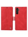 Калъф от еко кожа тип портмоне за Samsung Galaxy A15 - червен