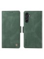 Калъф от еко кожа тип портмоне за Samsung Galaxy A15 - зелен