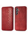 Калъф от еко кожа тип портмоне за Samsung Galaxy A15 - червен