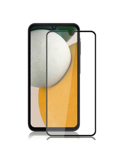 Протектор за екран от закалено стъкло за Samsung Galaxy A15 - черна рамка Протектор за екран от закалено стъкло за Samsung Galaxy A15 - черна рамка