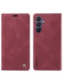 Калъф от еко кожа тип портмоне за Samsung Galaxy A16 5G - червен
