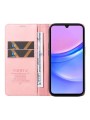Калъф от еко кожа тип портмоне за Samsung Galaxy A16 5G - розов