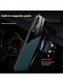 Предпазен гръб с покритие от еко кожа за Samsung Galaxy A16 - черен