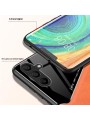 Предпазен гръб с покритие от еко кожа за Samsung Galaxy A16 - черен