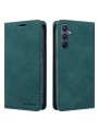 Калъф от еко кожа тип портмоне с RFID  блокираща технология за Samsung Galaxy A16 - зелен