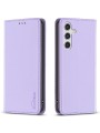 Калъф от еко кожа тип портмоне за Samsung Galaxy A16 - лилав
