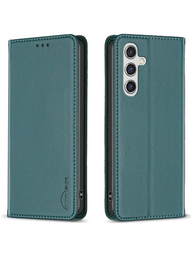 Калъф от еко кожа тип портмоне за Samsung Galaxy A16 - зелен Калъф от еко кожа тип портмоне за Samsung Galaxy A16 - зелен
