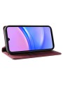 Калъф от еко кожа тип портмоне за Samsung Galaxy A16 - червен