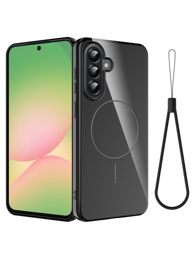 Предпазен гръб съвместим с MagSafe за Samsung Galaxy A17 4G - черен Предпазен гръб съвместим с MagSafe за Samsung Galaxy A17 4G - черен