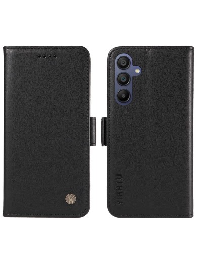 Калъф от еко кожа тип портмоне за Samsung Galaxy A17 - черен Калъф от еко кожа тип портмоне за Samsung Galaxy A17 - черен