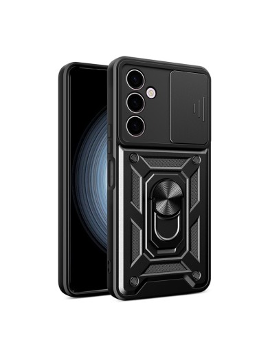 Удароустойчив предпазен гръб за Samsung Galaxy A24 4G - черен Удароустойчив предпазен гръб за Samsung Galaxy A24 4G - черен