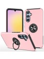 Предпазен гръб с въртяща се стойка за Samsung Galaxy A25 - розов