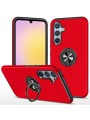 Предпазен гръб с въртяща се стойка за Samsung Galaxy A25 - червен