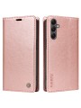 Калъф от еко кожа тип портмоне за Samsung Galaxy A25 - розов
