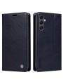 Калъф от еко кожа тип портмоне за Samsung Galaxy A25 - син