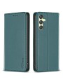 Калъф от еко кожа тип портмоне за Samsung Galaxy A25 - зелен