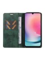 Калъф от еко кожа тип портмоне за Samsung Galaxy A25 - зелен