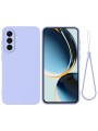 Предпазен удароустойчив силиконов гръб с каишка за Samsung Galaxy A26 - лилав