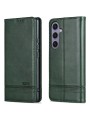 Калъф от еко кожа тип портмоне за Samsung Galaxy A26 - зелен