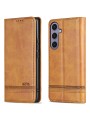 Калъф от еко кожа тип портмоне за Samsung Galaxy A26 - кафяв