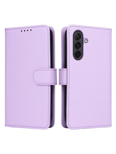 Калъф от еко кожа тип портмоне с RFID блокираща технология за Samsung Galaxy A26 - лилав Калъф от еко кожа тип портмоне с RFID блокираща технология за Samsung Galaxy A26 - лилав