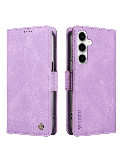 Калъф от еко кожа тип портмоне за Samsung Galaxy A35 - лилав Калъф от еко кожа тип портмоне за Samsung Galaxy A35 - лилав